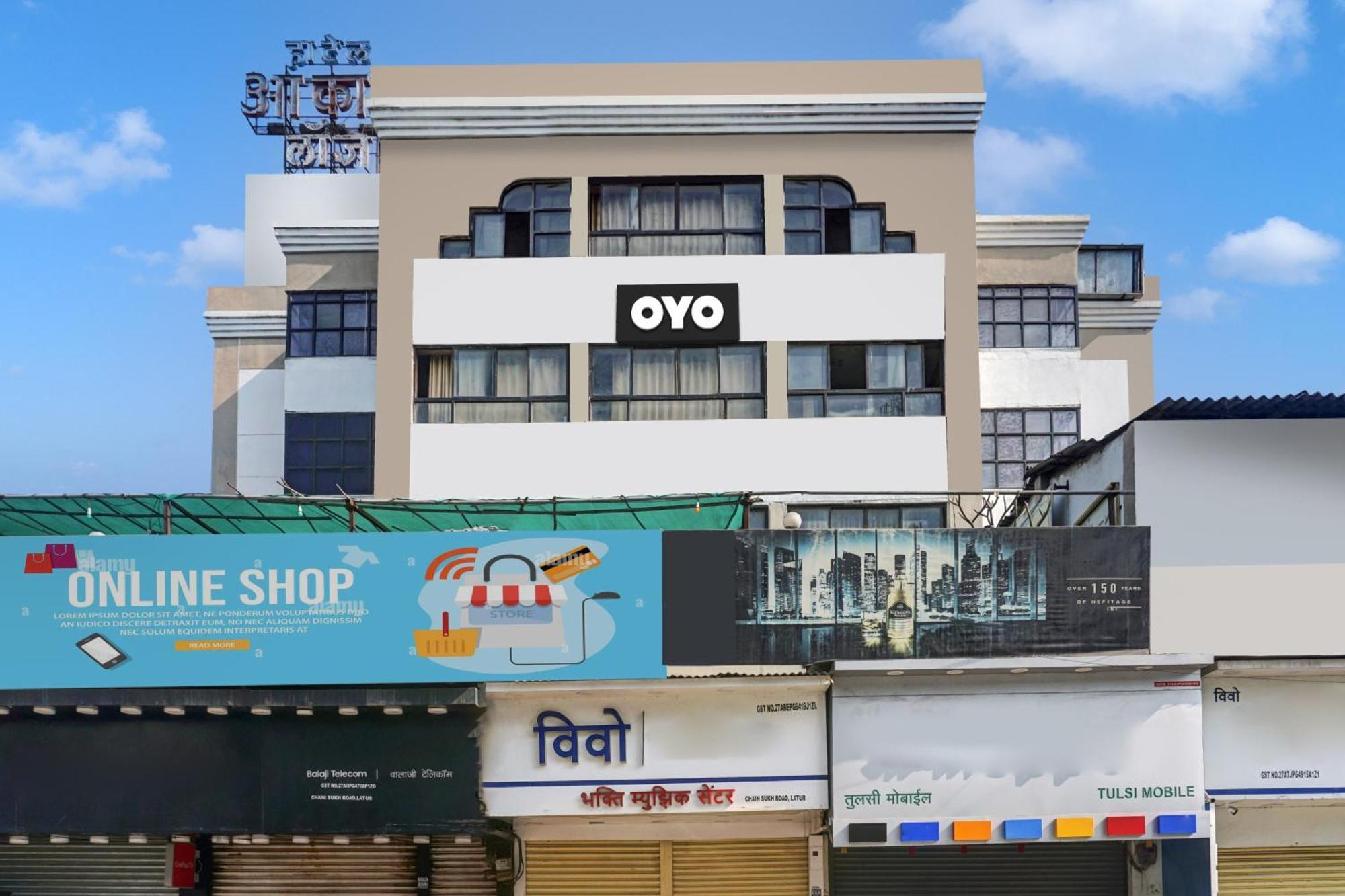 Hotel O Akash Lodge Lātūr Exterior foto